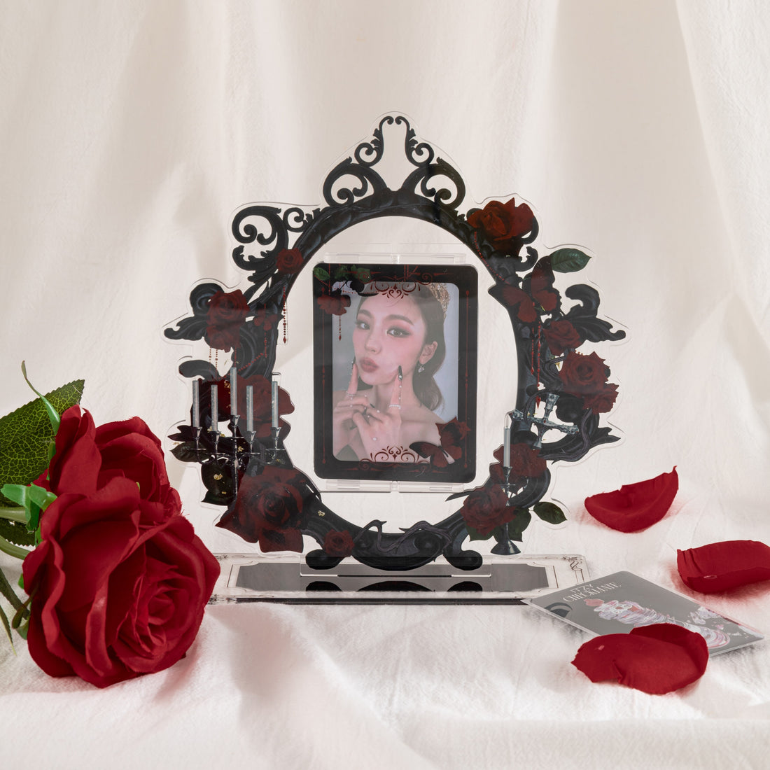 Spinning Photocard Display - Midnight Bloom