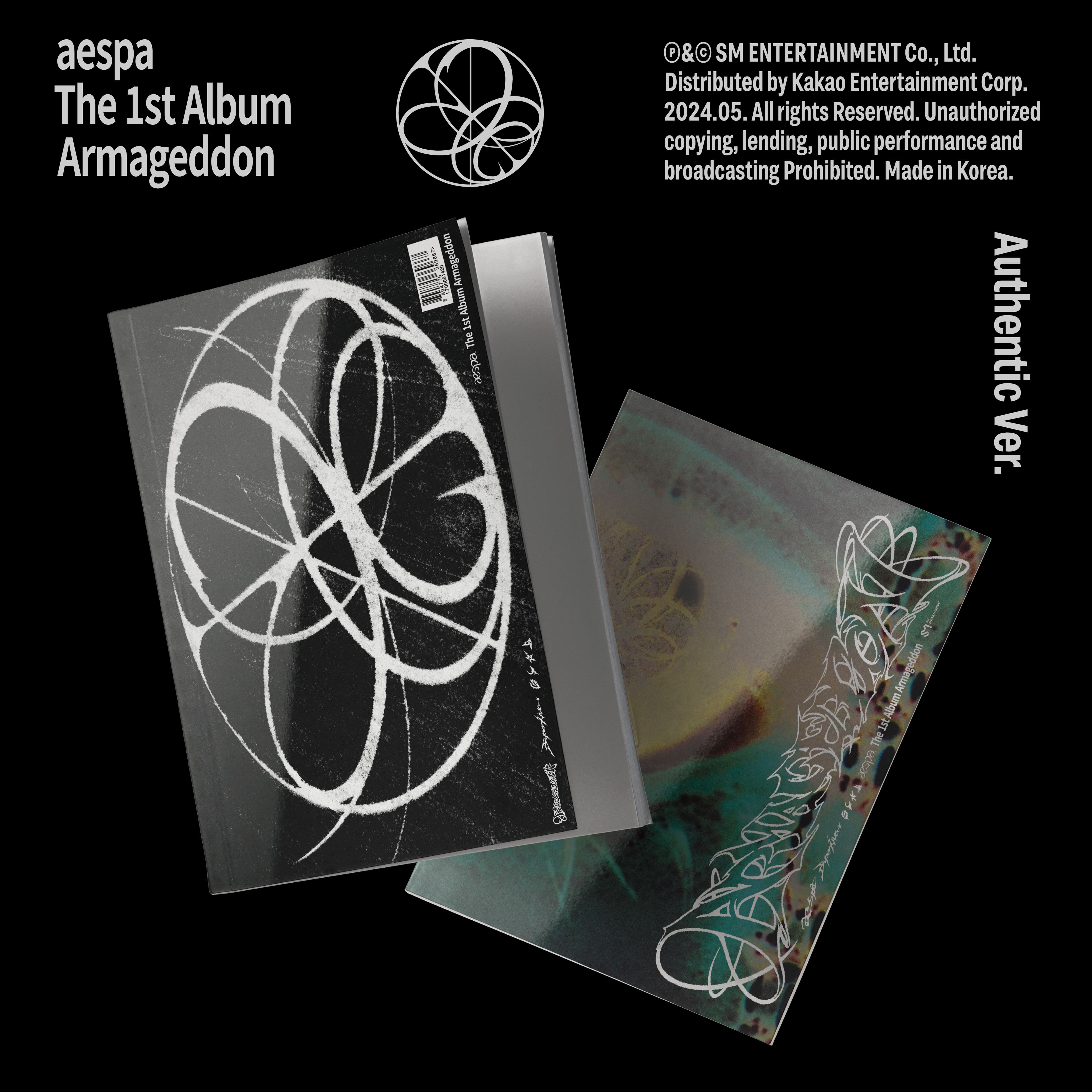 aespa アルバム 新品未開封Armageddon 限定版 aespa Armageddon 1st Album Contents+Tracking Sealed (Authentic