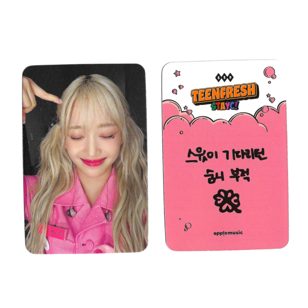 Sumin POB Photocard [TEENFRESH] – Aidol House