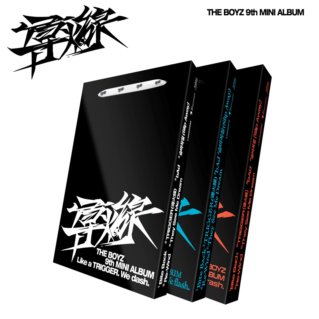 The Boyz 9th Mini Album 導火線 (Detonator) Standard Version with Flash, Riot, and Vanguard editions on aidolhouse.com