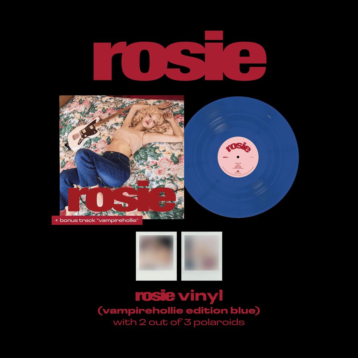 rosie vinyl （vampirehollie edition clear rosie vinyl (vampirehollie edition clear) – ROSÉ