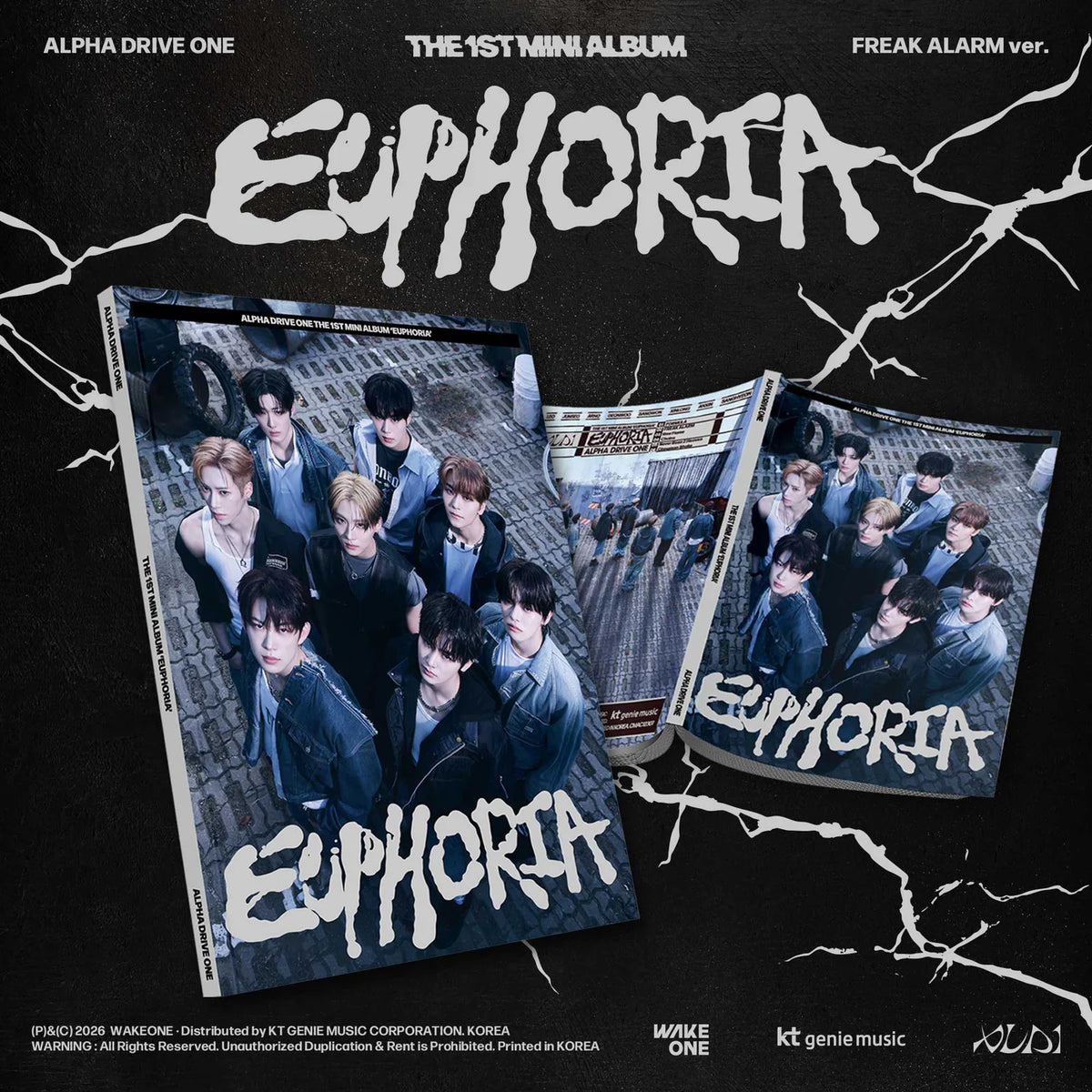 ALD1 EUPHORIA FREAK ALARM 本体 20枚 新品未開封 EUPHORIA [1st Mini] [FREAK ALARM Ver.][+POB PC] – Aidol House