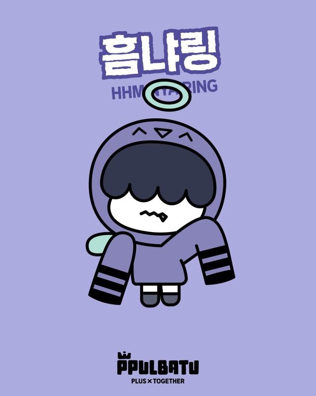 Purple Illustration of Hhm Nay Ring’s character