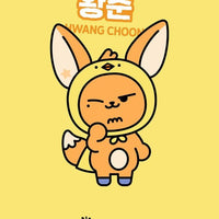 Yellow Illustration of Hwang Choon’s character