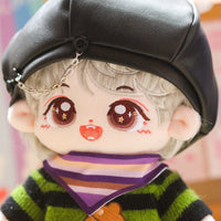 Plushie Accessories - Leather Beret + Scarf Set