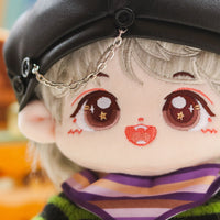 Plushie Accessories - Leather Beret + Scarf Set