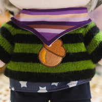 Plushie Accessories - Leather Beret + Scarf Set