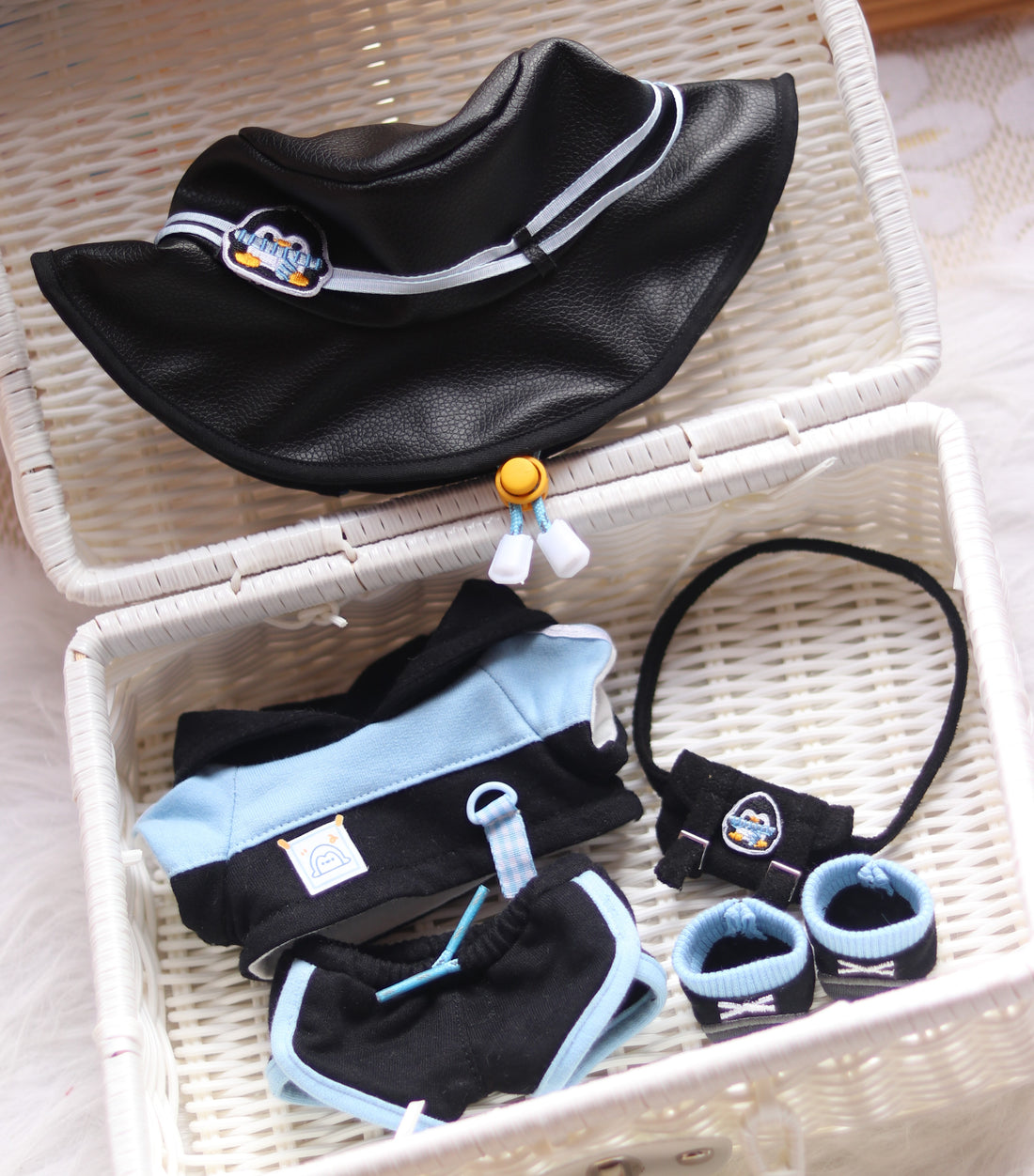 Plushie Clothing - Penguin Cowboy Set