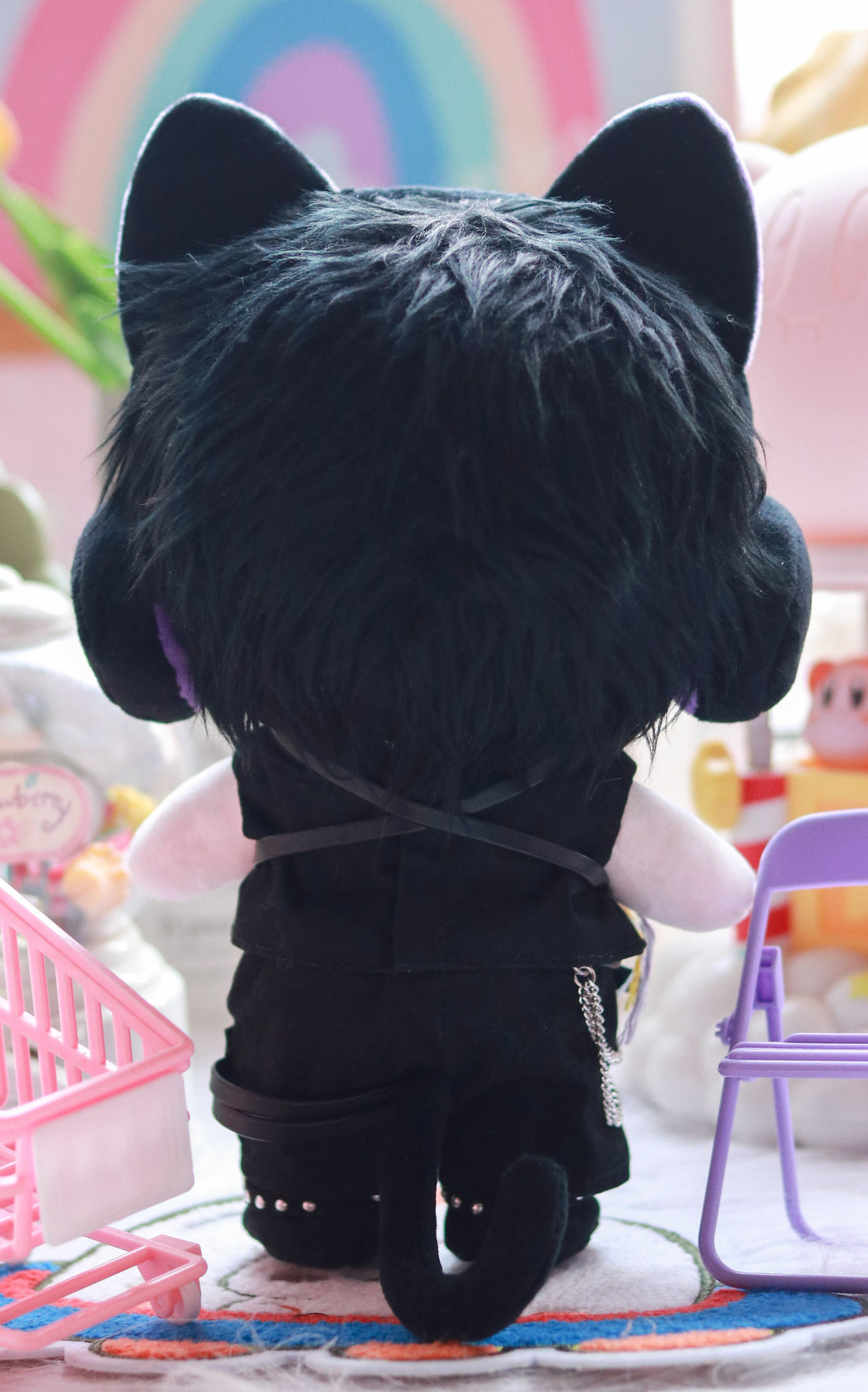 Plushie Accessories - Black Cat Ear Headphones