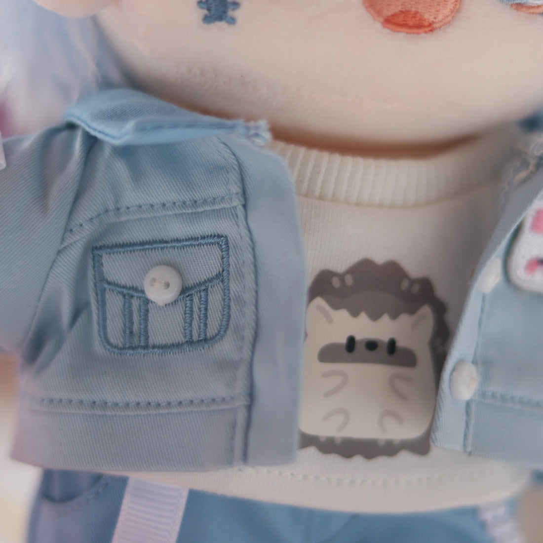 Plushie Clothing - Bunny Cowboy Set