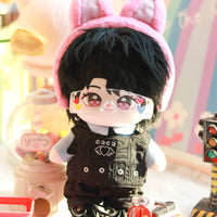 Plushie Accessories - Bunny Ear Headband + Vest + Glasses Set