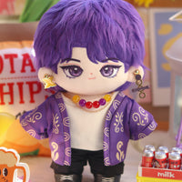 Lee Know front view with clothes and props