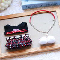 Plushie Clothing - Red Stay 8 Set