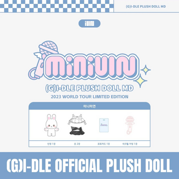 (G)I-DLE PLUSH DOLL MD [MINIDLE] 2023 WORLD TOUR LIMITED EDITION [MIYEON]