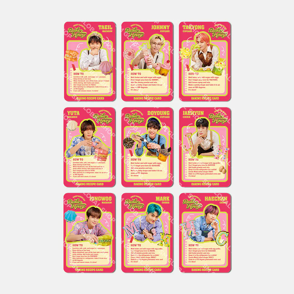 AND2BLE duckbap house 集合写真トレカ NCT 127 [BAKER HOUSE] RANDOM RECIPE CARD PACK – Aidol House