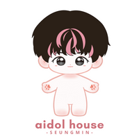 Illustration of Seungmin plushie without clothes