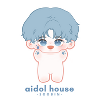 Illustration of Soobin plushie without clothes