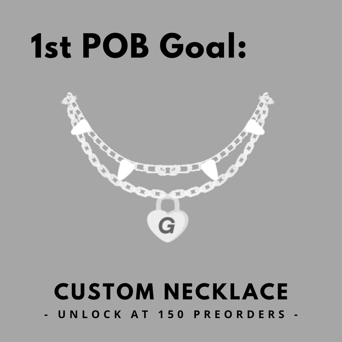Custom Necklace - unlock at 150 preorders