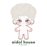 Illustration of Hyunjin plushie without clothes