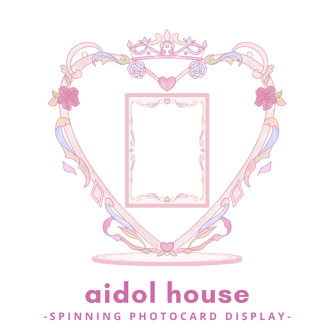 Spinning Photocard Display - Shape Of Love