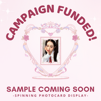 Spinning Photocard Display - Shape Of Love