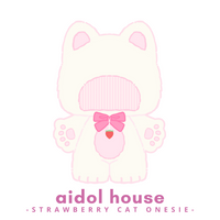 Plushie Clothing - Strawberry Cat Onesie