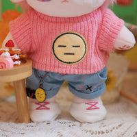 Close-up of Yeonjun plushie outfit and clothing details