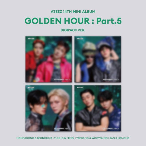 ateez minirecord ユニット ウヨン サン golden hour GOLDEN HOUR : Part.5 [14th Mini] [DIGIPACK UNIT Ver.] [Random