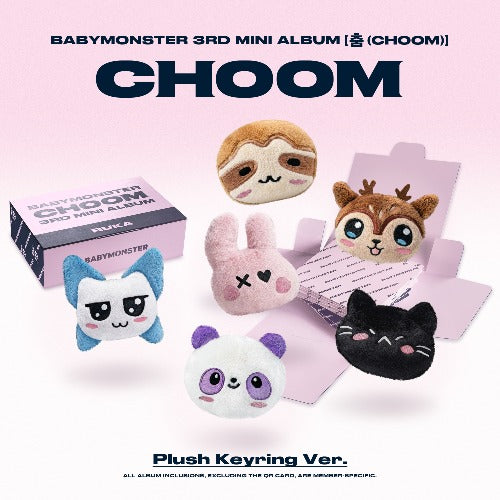 Babymonster - CHOOM [3rd Mini] [Plush Keyring Ver.] – Aidol House