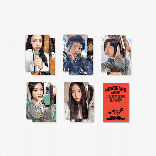 K-POP・アジア New Jeans Bunnies Camp Premium Kit NewJeans BUNNIES CAMP PHOTO CARD SET – Aidol House