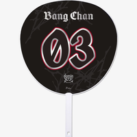 Back of image picket with Bang Chan’s name