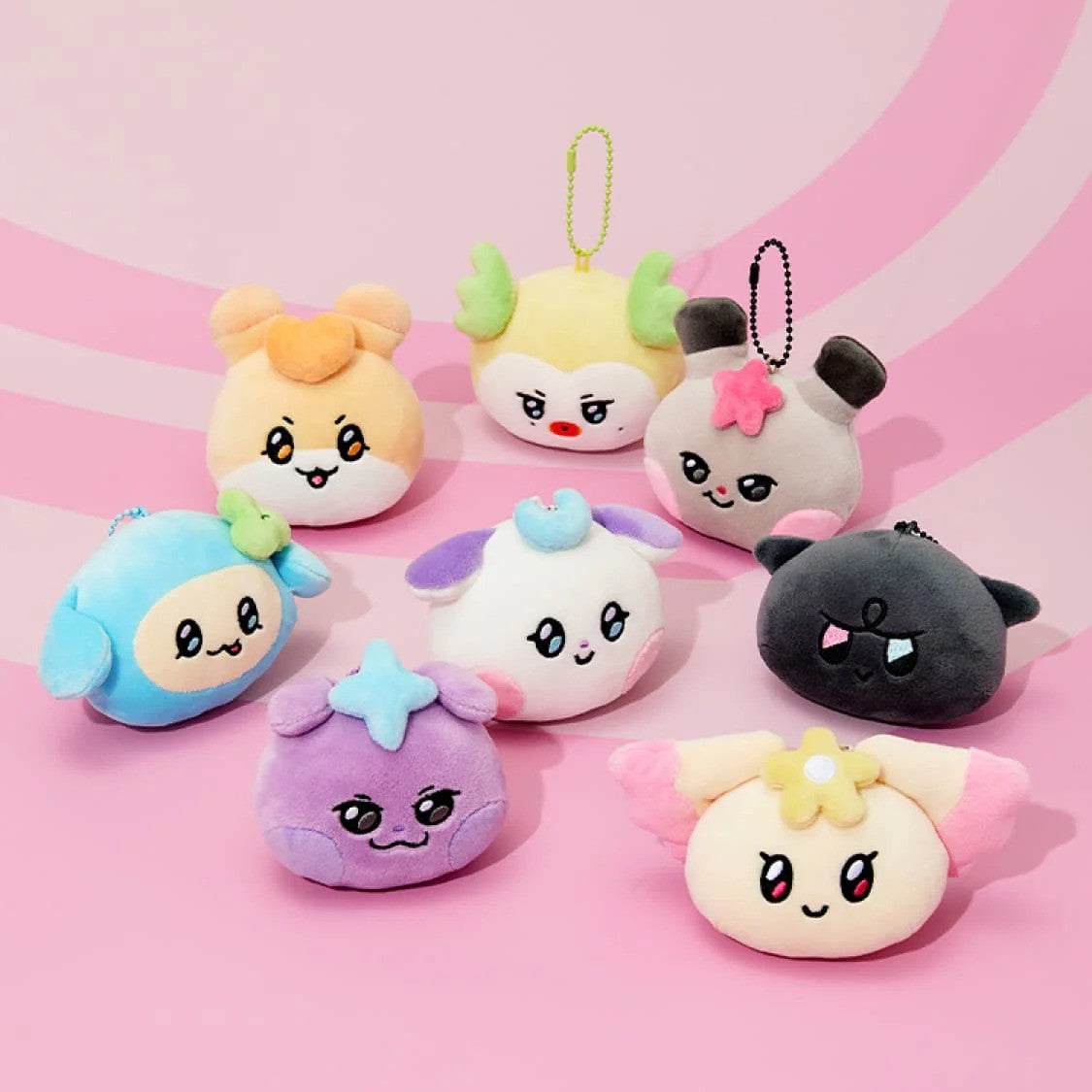 ATEEZ MIGHTEEZ FACE PLUSH KEYRING – Aidol House
