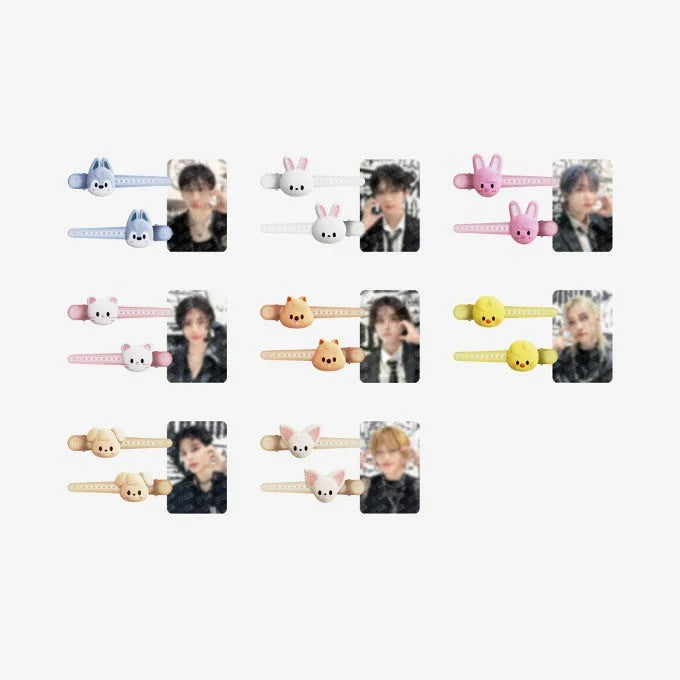 Photo of cute animals hair clip pairs in 8 different colors