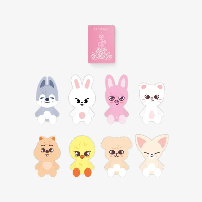 Illustration of cute animal-shaped picket covers