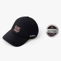 Black tour cap with “25” on the front and “Lee Know” on the side