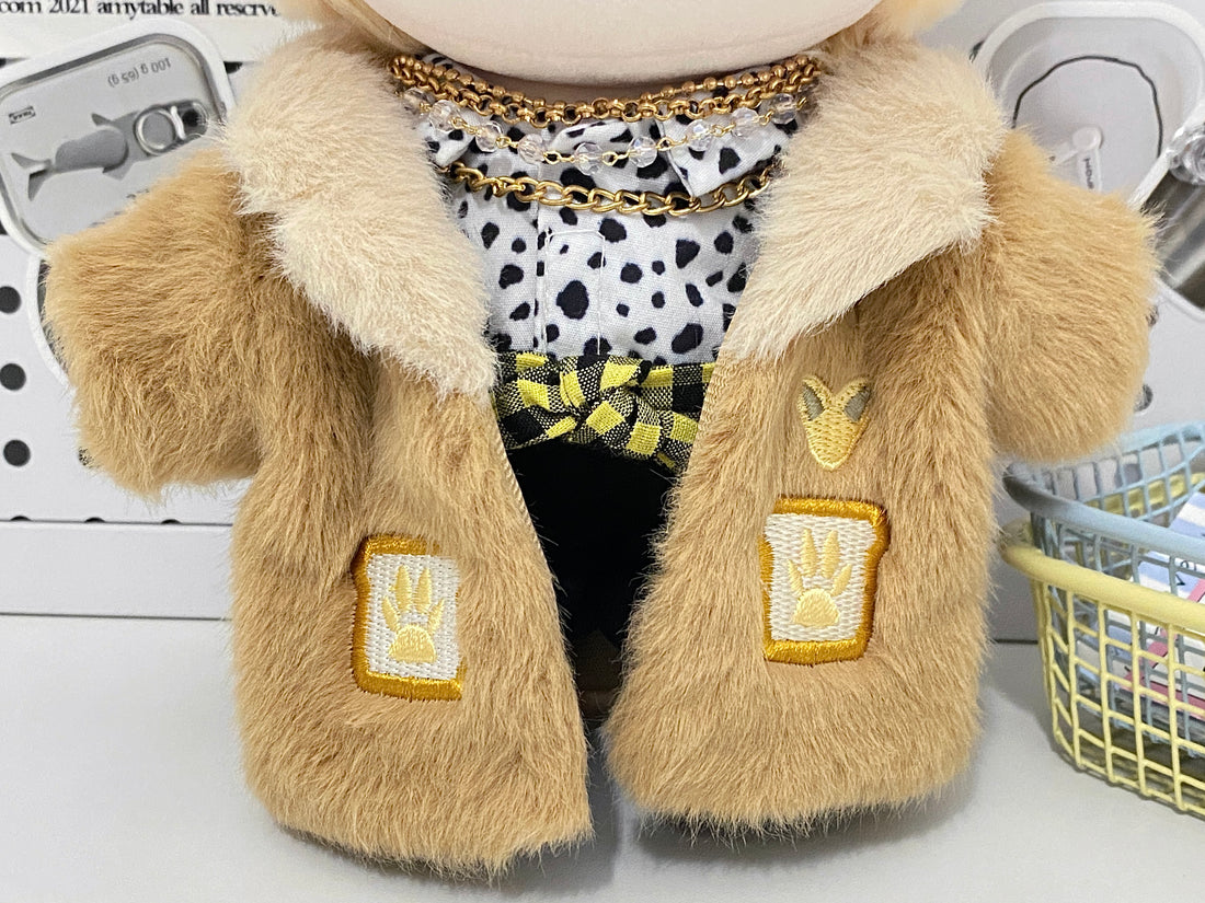 Plushie Accessories - Fox Ear Headband + Fur Coat + Sunglasses Set