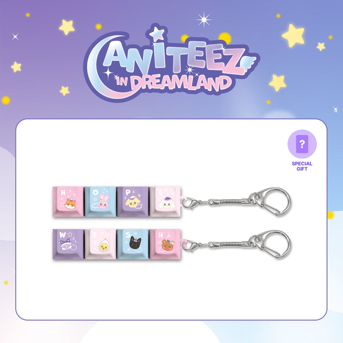 ANITEEZ IN DREAMLAND OFFICIAL MD [KEY-CAP KEYRING] – Aidol House