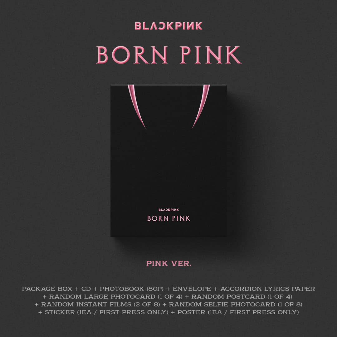 BLACKPINK (블랙핑크) 2ND ALBUM - [BORN PINK] (DIGIPACK ver.) (+ EXCLUSIVE