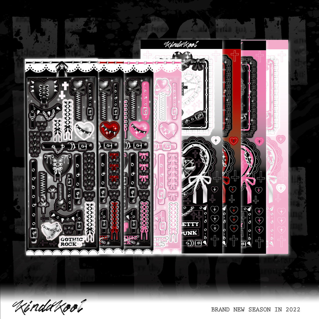 Hard Rock Sticker Sheet