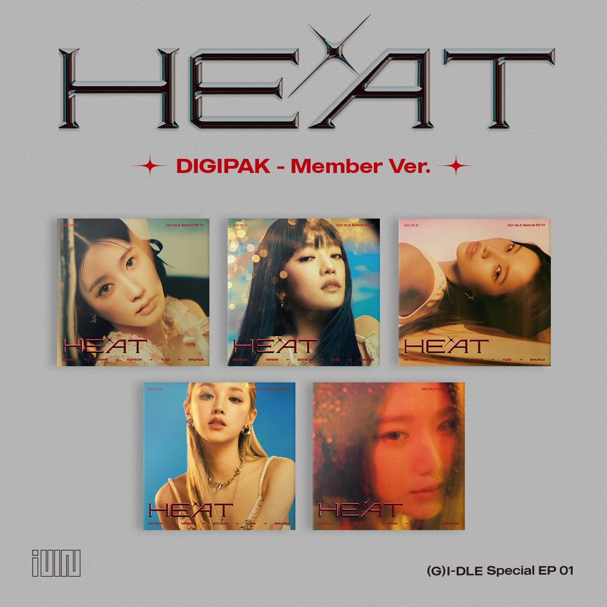 (G)I-DLE I-DEL mini8 kpopmerch 特典 5枚セットA -weverse-shop-gift-i-dle-8th-