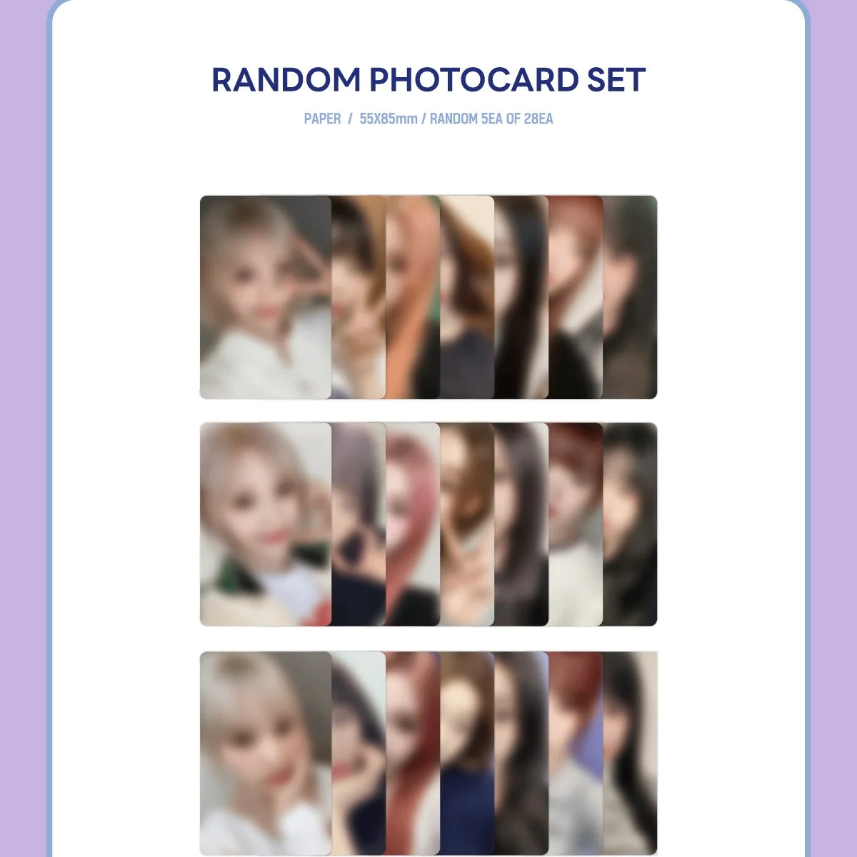 Billlie POP-UP STORE Goods [RANDOM PHOTOCARD SET] – Aidol House