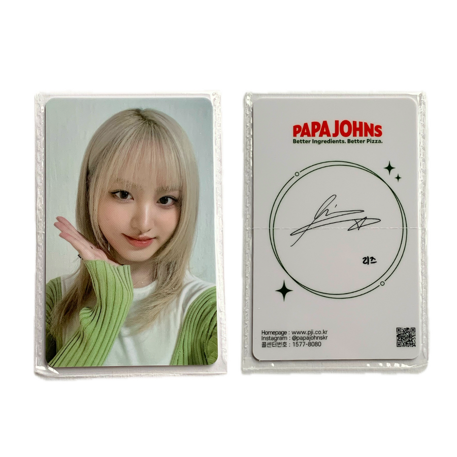 Liz Photocard [IVE X PAPAJOHNS KOREA]