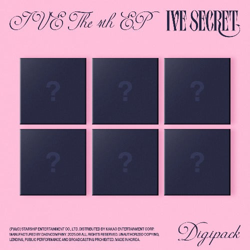 IVE SECRET [4th EP] [Digipack Ver.] [Random]