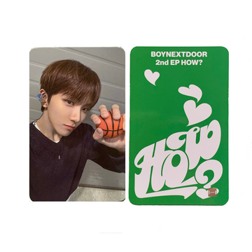 Woonhak Lucky Draw Photocard [HOW?]