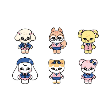 IVE OFFICIAL MINIVE MD [WELCOME TO MINIVE SCHOOL] [SCHOOL PLUSH KEYRING]