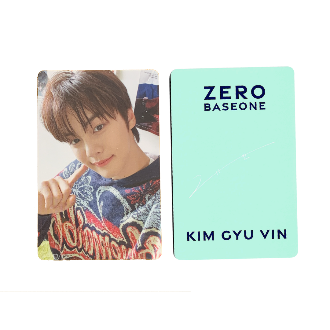 Kim Gyu Vin Event Photocard [KOREAN RED CROSS X ZEROBASEONE]