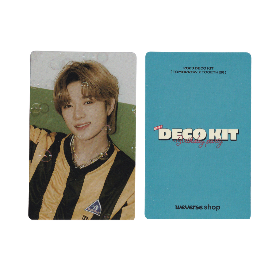 Beomgyu POB Photocard [TXT 2023 DECO KIT]