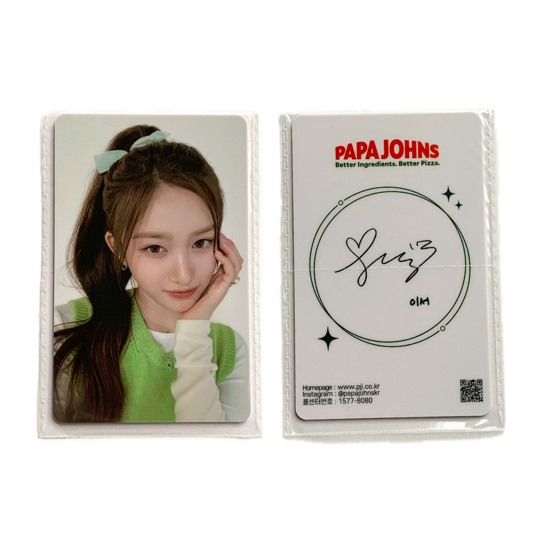 Leeseo Photocard [IVE X PAPAJOHNS KOREA]