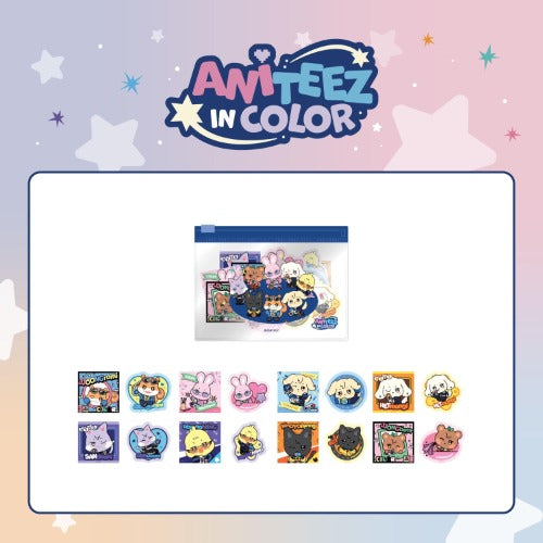 ANITEEZ IN COLOR POP UP OFFICIAL MD [FLAKE STICKER SET (REMOVABLE)]