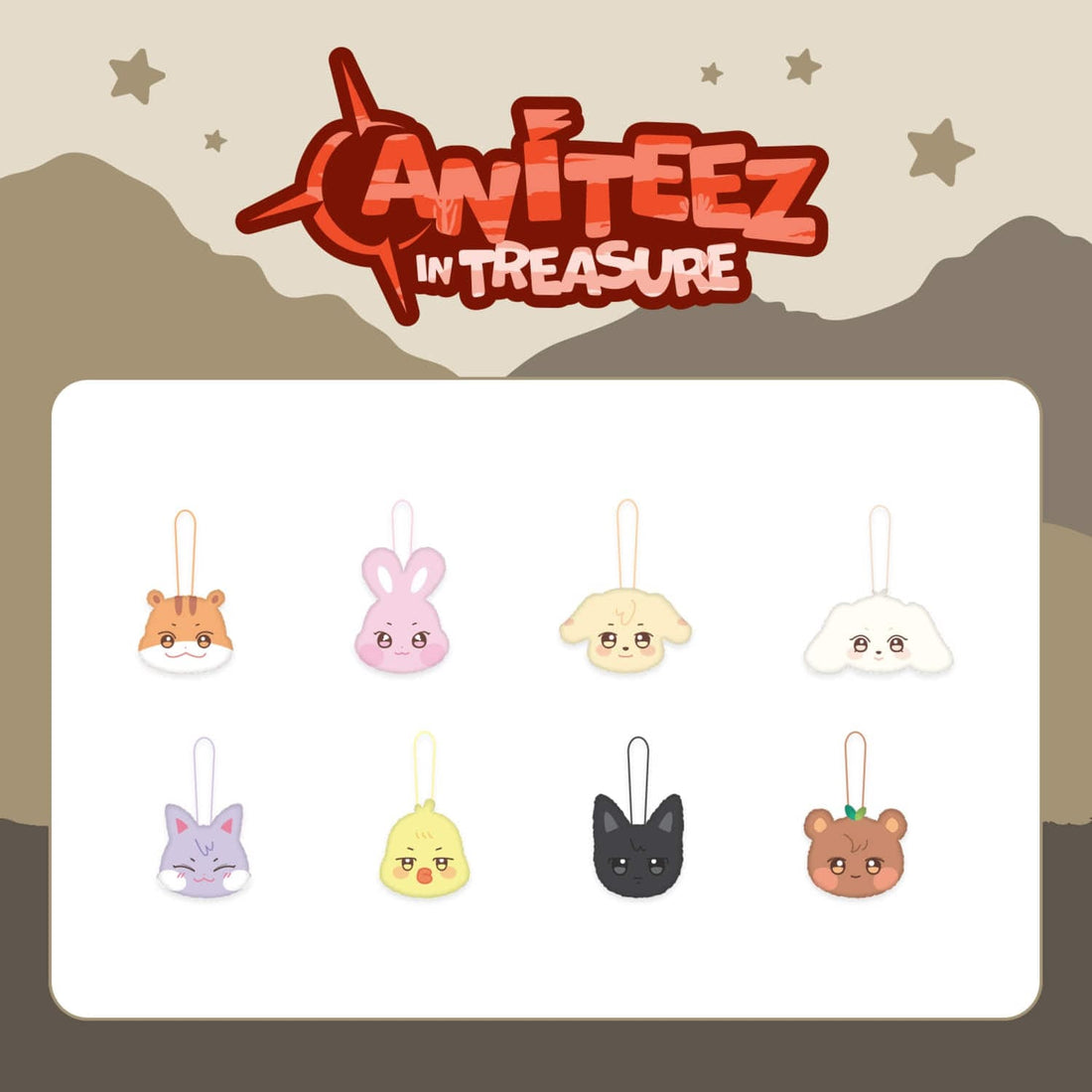 ANITEEZ IN TREASURE OFFICIAL MD [PLUSH NAME TAG]